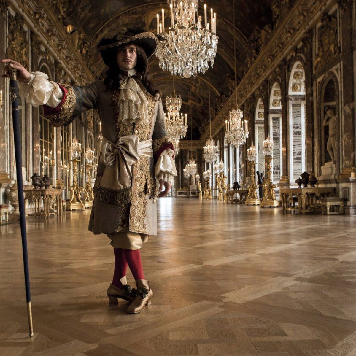 George Blagden on dressing up for Versailles: 'Heels do wonders