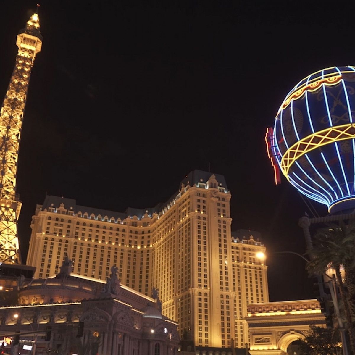 Las Vegas Bally E Replica Della Torre Eiffel Di Parigi a Las Vegas