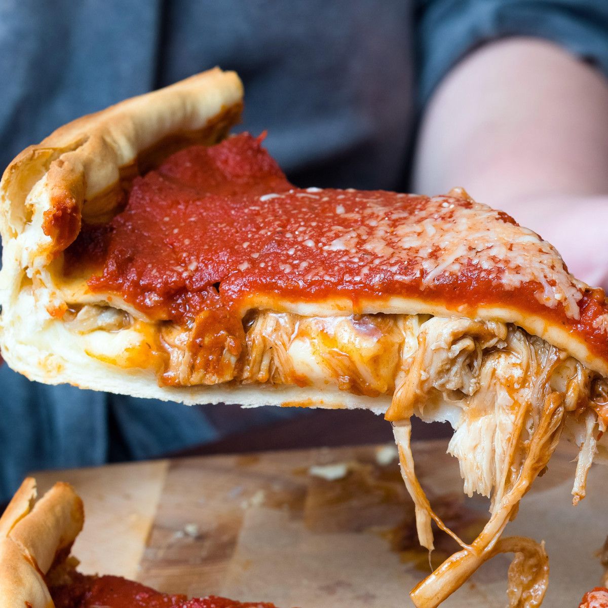 Chicago-style pizza, Origins, Description, Toppings, & Types