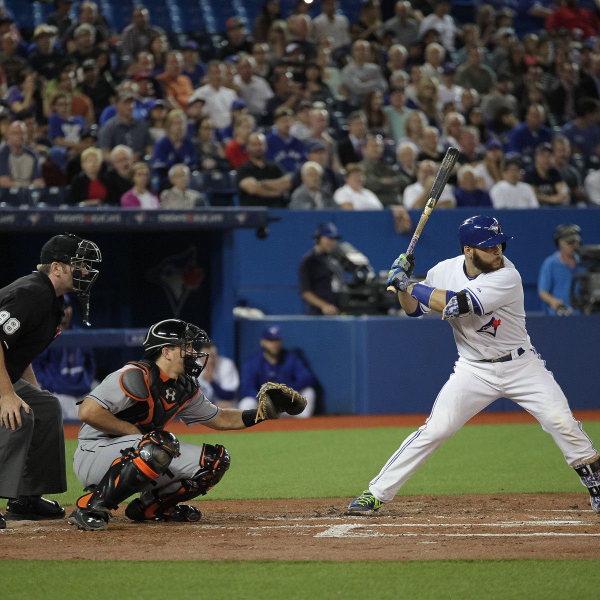 Toronto Blue Jays baseball fans head to the Rogers Centre to watch the game  Stock Photo - Alamy