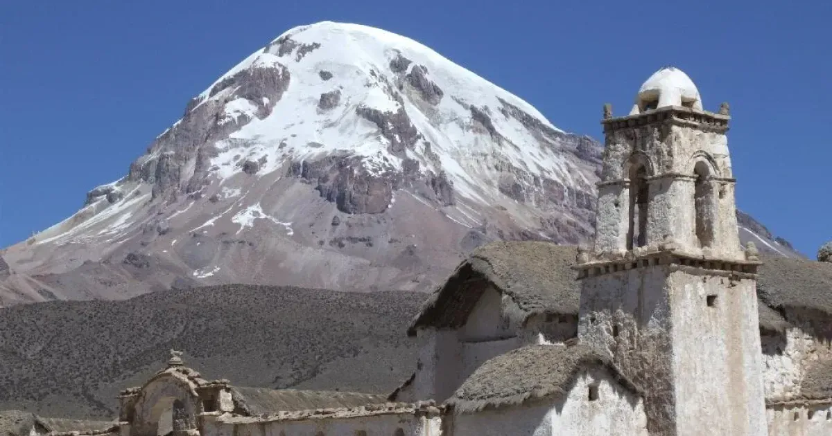 nevado sajama map