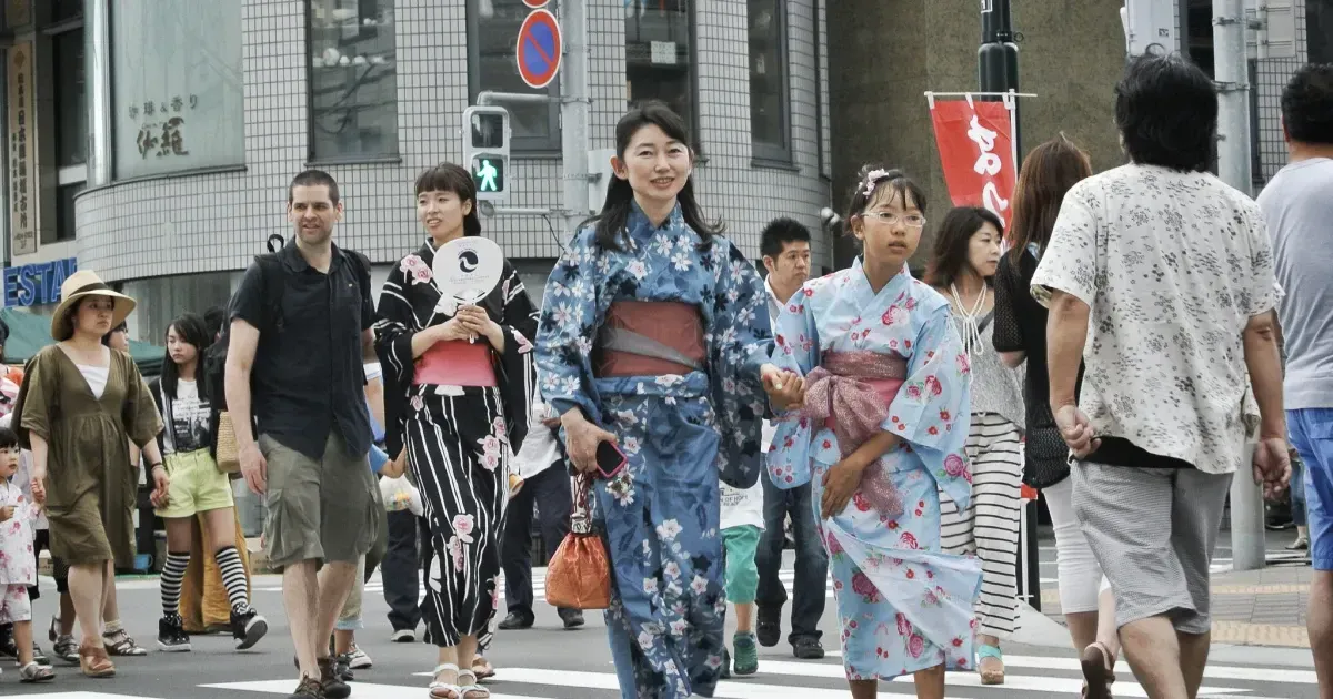 Japanese traditional summer sales clothes