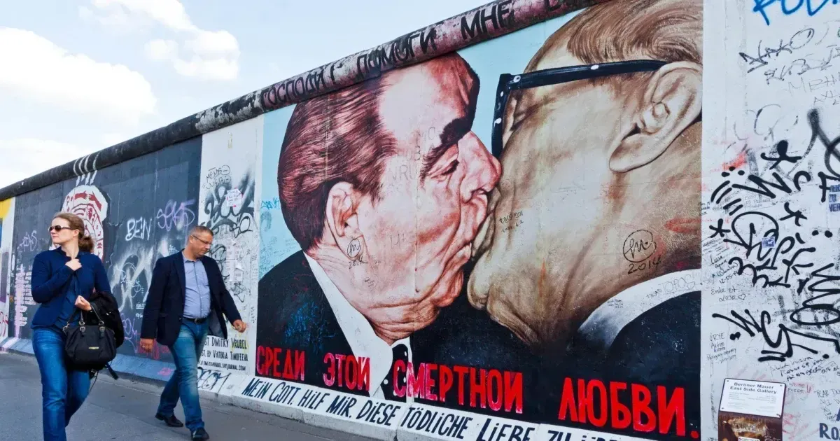 Iconic Murals On The Berlin Wall