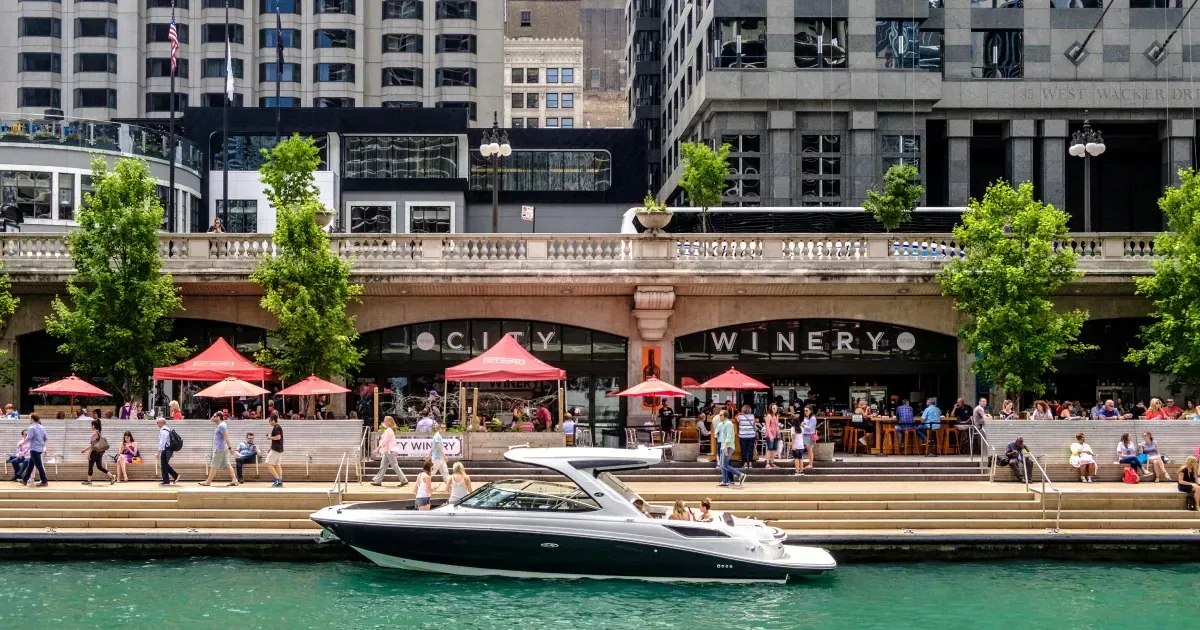 Pizzeria Portofino opens along the Chicago Riverwalk from LEYE