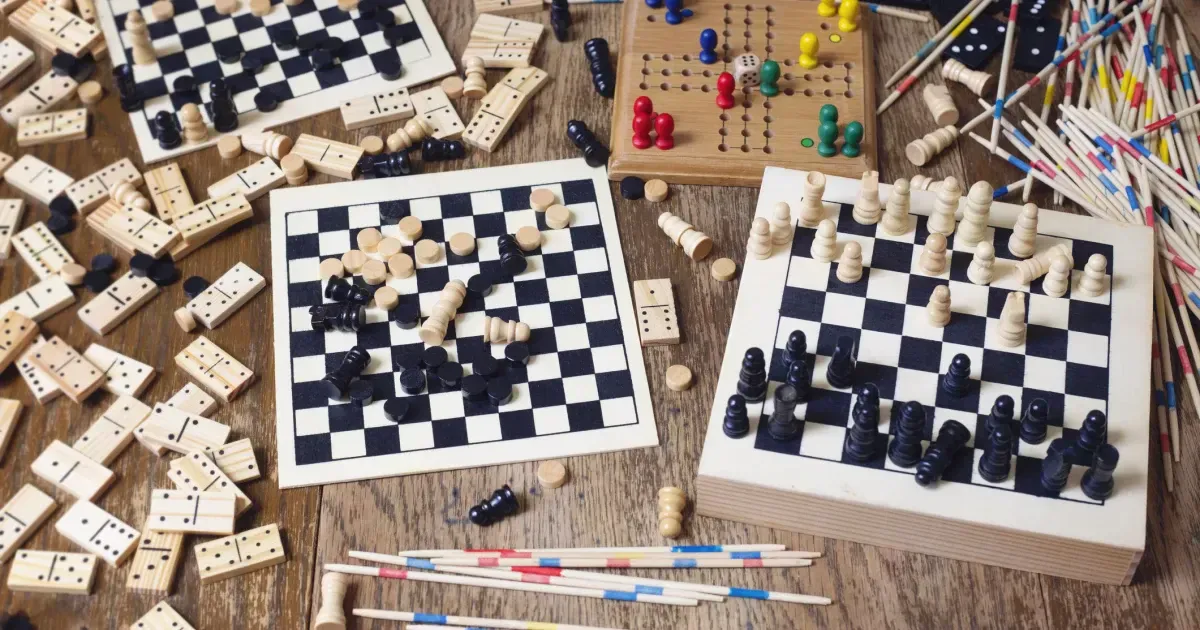 Friendly Games at a Local Chess Club Stock Photo - Alamy