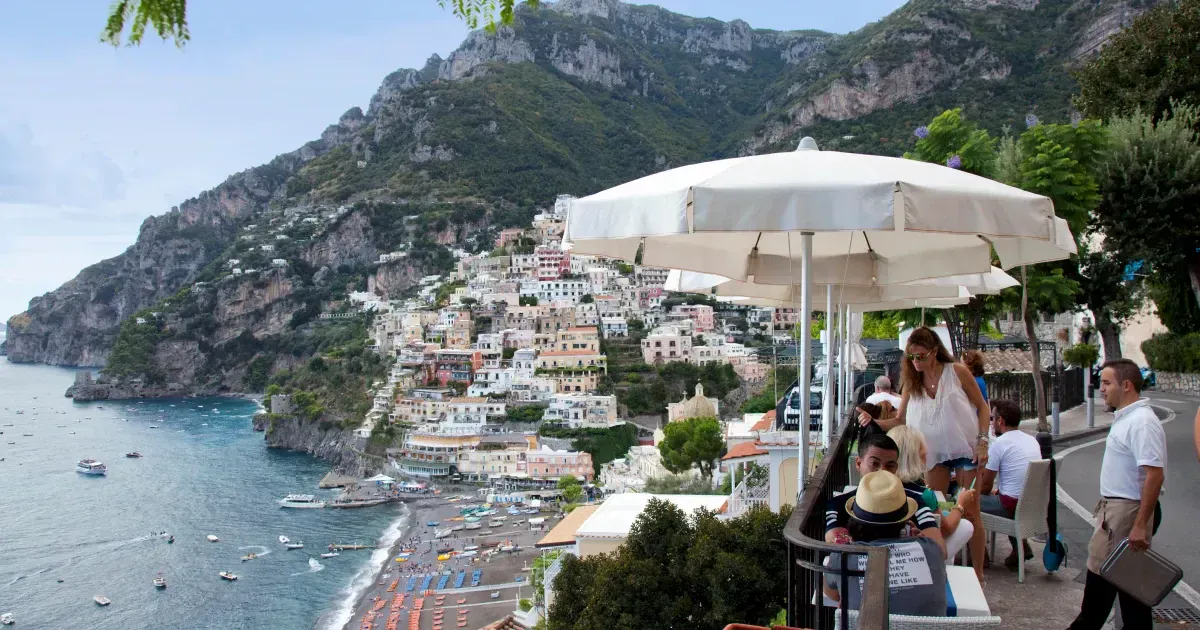 The Best Bars In The Amalfi Coast Village Of Positano Italy