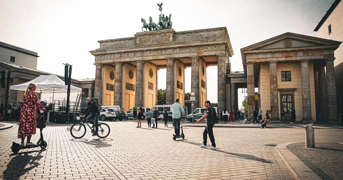 Berlin District Brandenburg Gate / Gift' Women's Jersey Leggings
