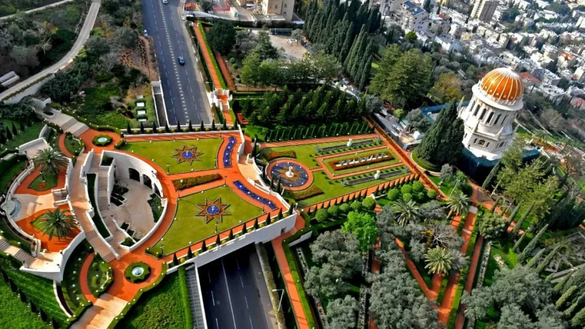 Bahai Gardens In Haifa