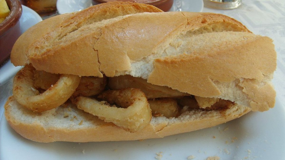 bocadillo de calamares