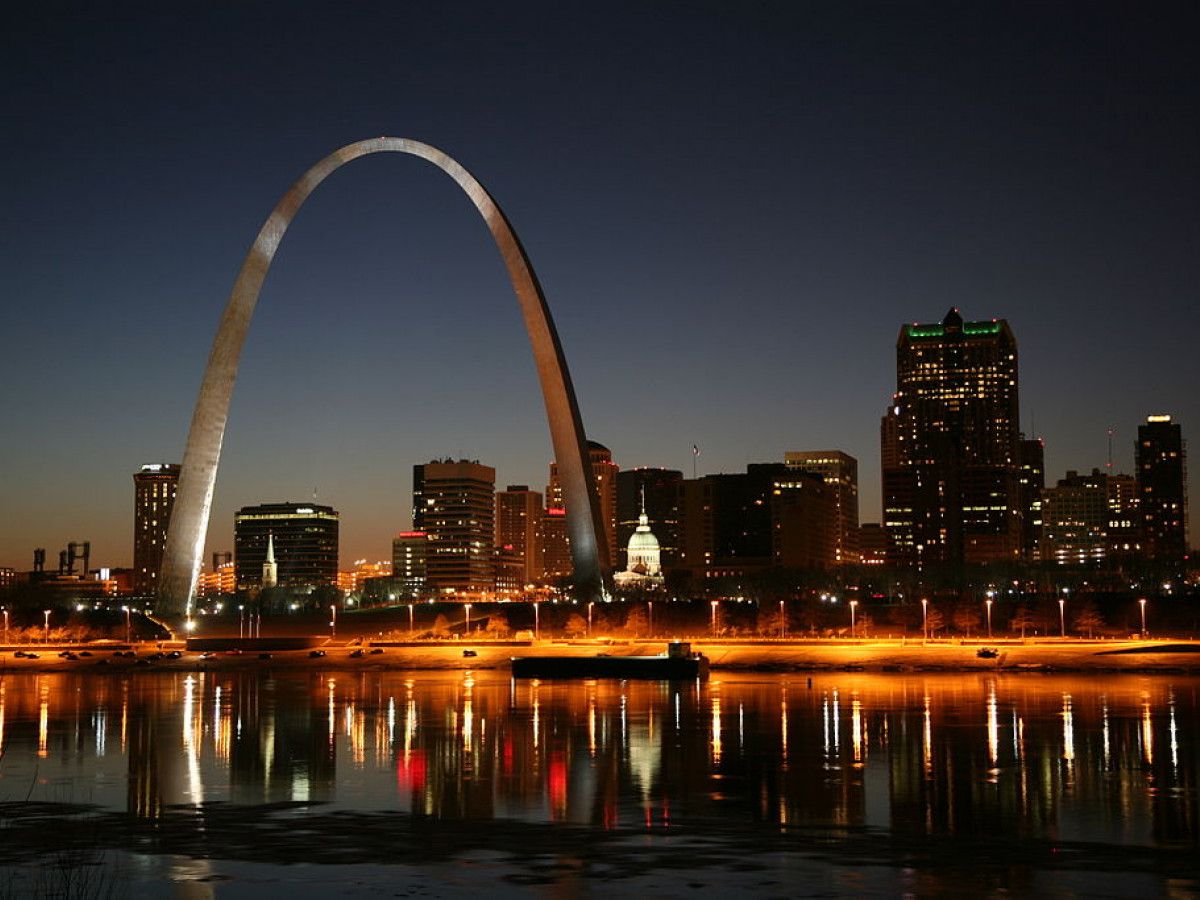 Official the Lou St. Louis Cardinals Logo Gateway Arch Hometown