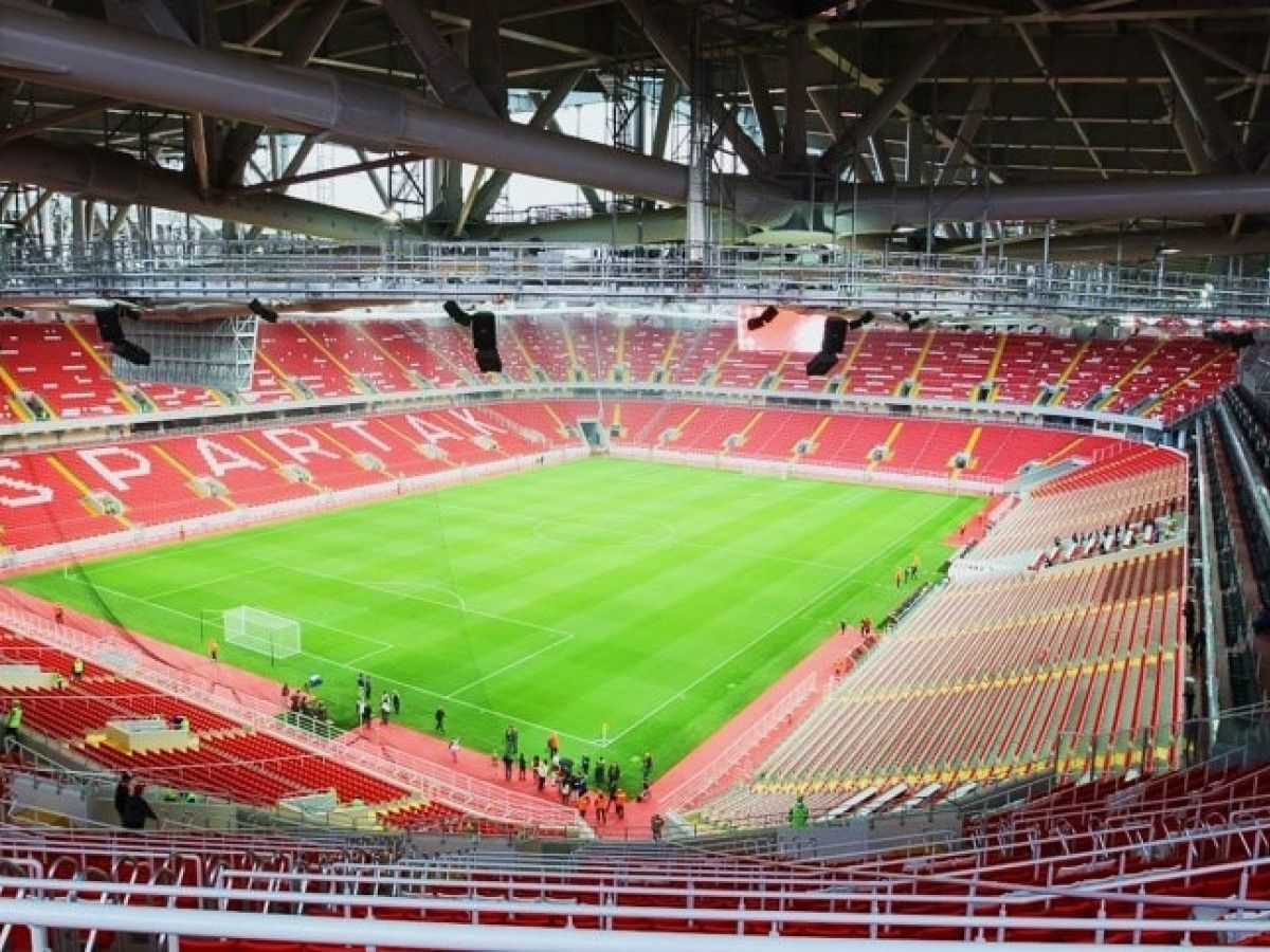 April 9, 2018, Moscow, Russia. The stadium of the Spartak football