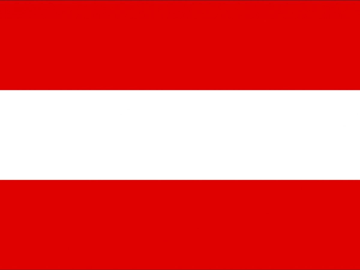 Austrian National Flag - Vintage Version - Made and Curated