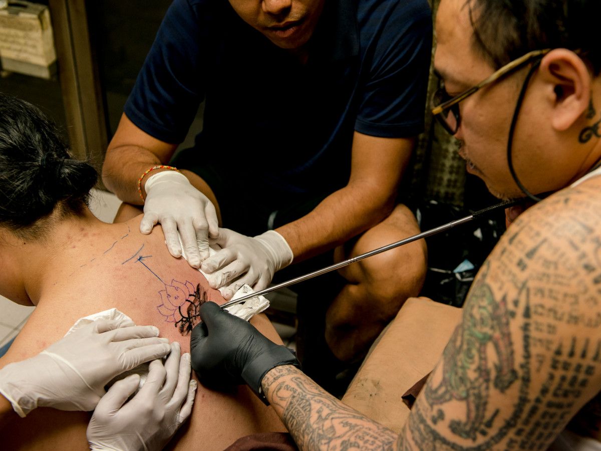Black Work Tattoo Chiang Mai  Warp Tattoo Studio Chiang Mai