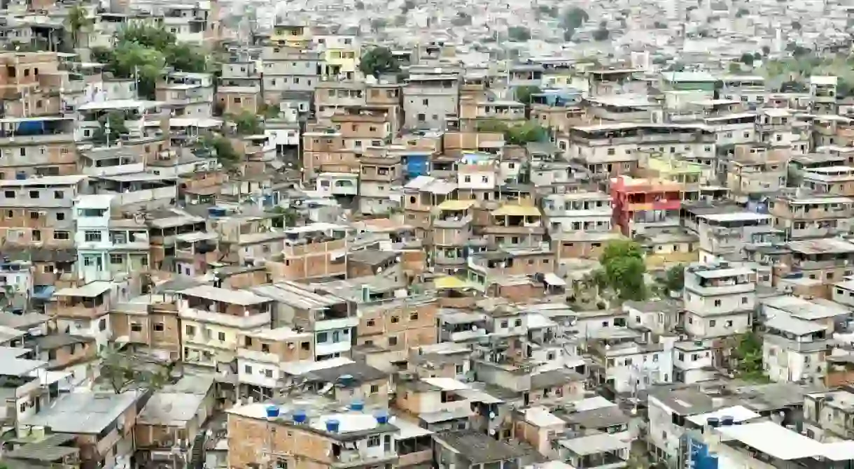 Favela at the Complexo Alemao, Rio de Janeiro, Brazil