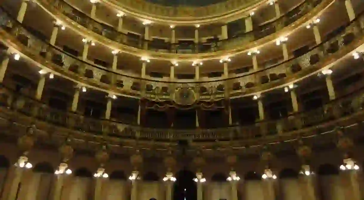 Inside Manaus opera