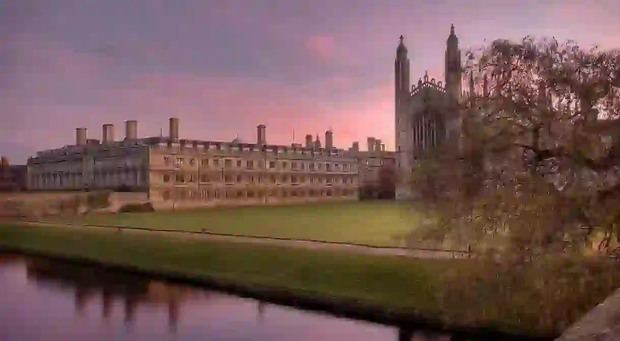 Kingss College chapel at sunset