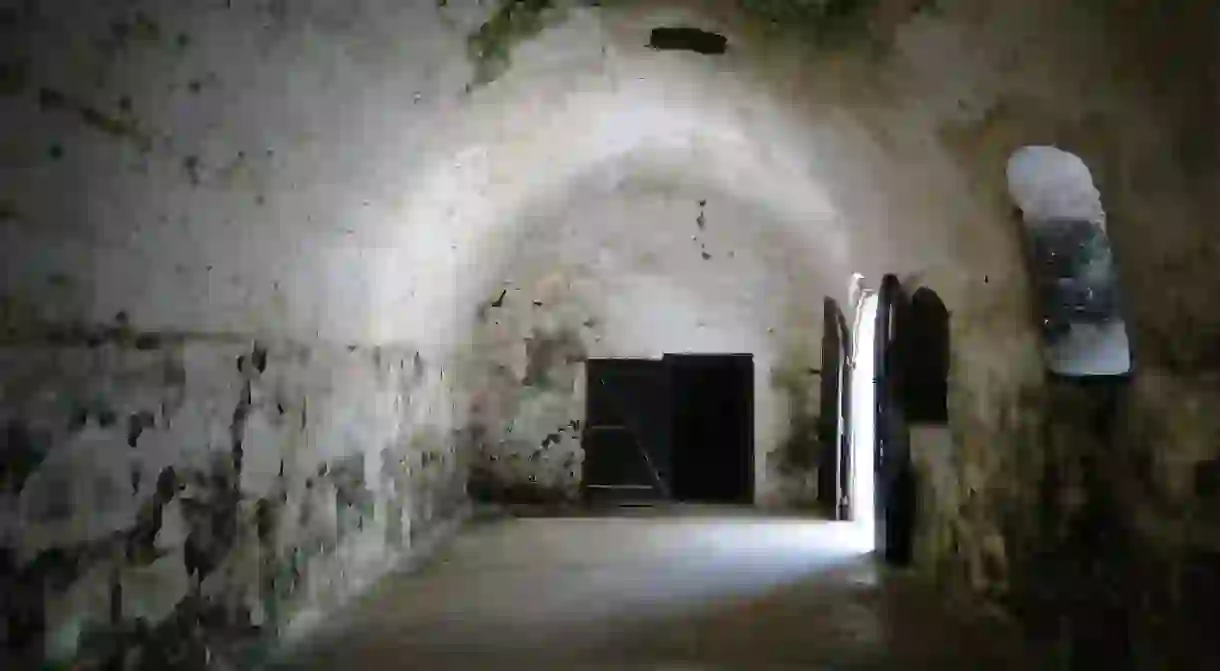 Interior of Slave Cells - St. Georges Castle - Elmina - Ghana