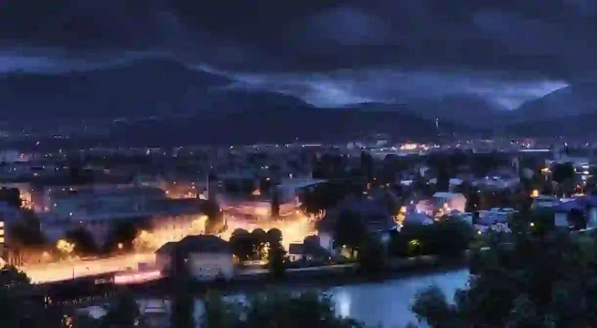 Innsbruck at night