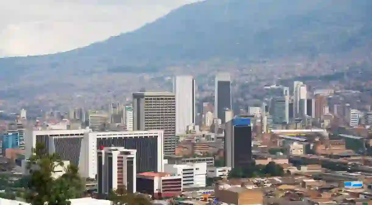 Medellin downtown Colombia