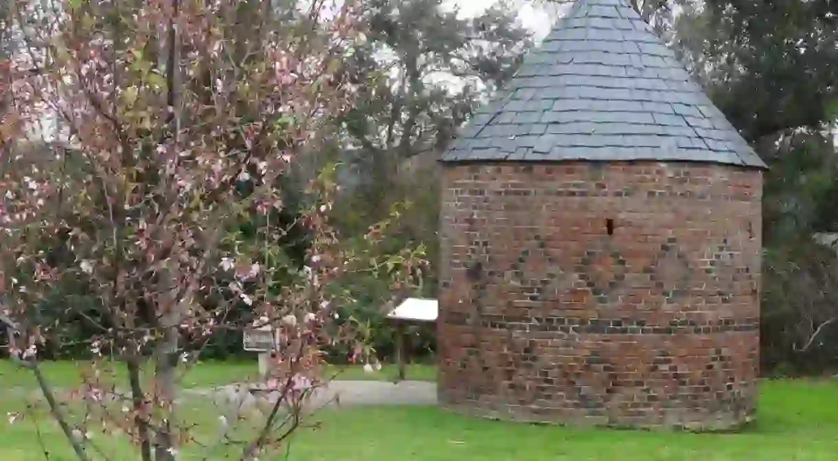 1750 round Smoke House on Boone Hall Planation Mount Pleasant South Carolina