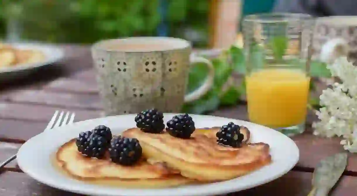 Blackberry Pancake Brunch