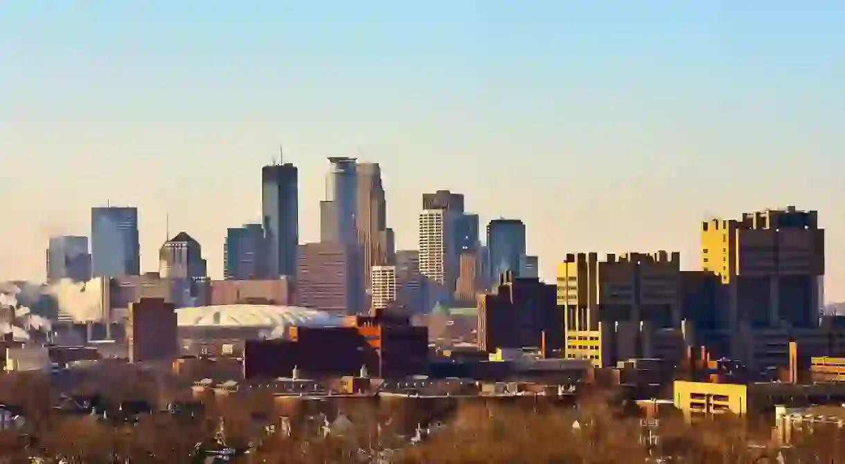 Minneapolis Skyline from Tower Hill Park