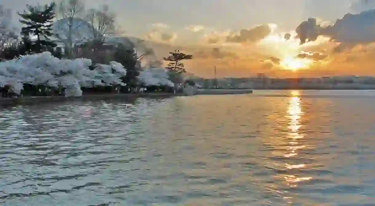 Sun Set on the Tidal Basin