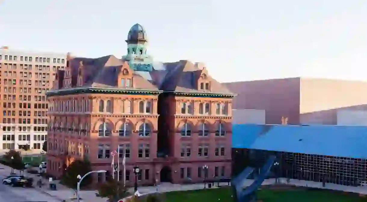 A Building in Downtown Peoria, Illinois, USA