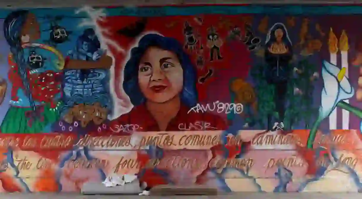 Dolores Huerta Mural by Yreina Cervántez