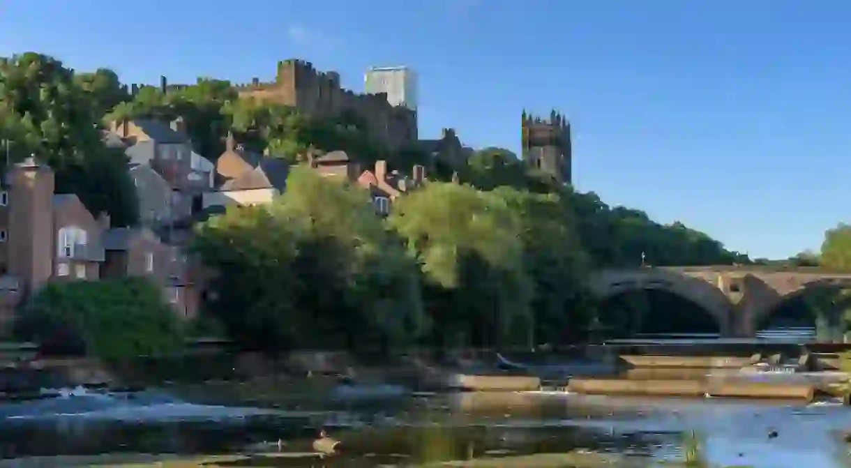 Durham City a historic town by the river wear, England