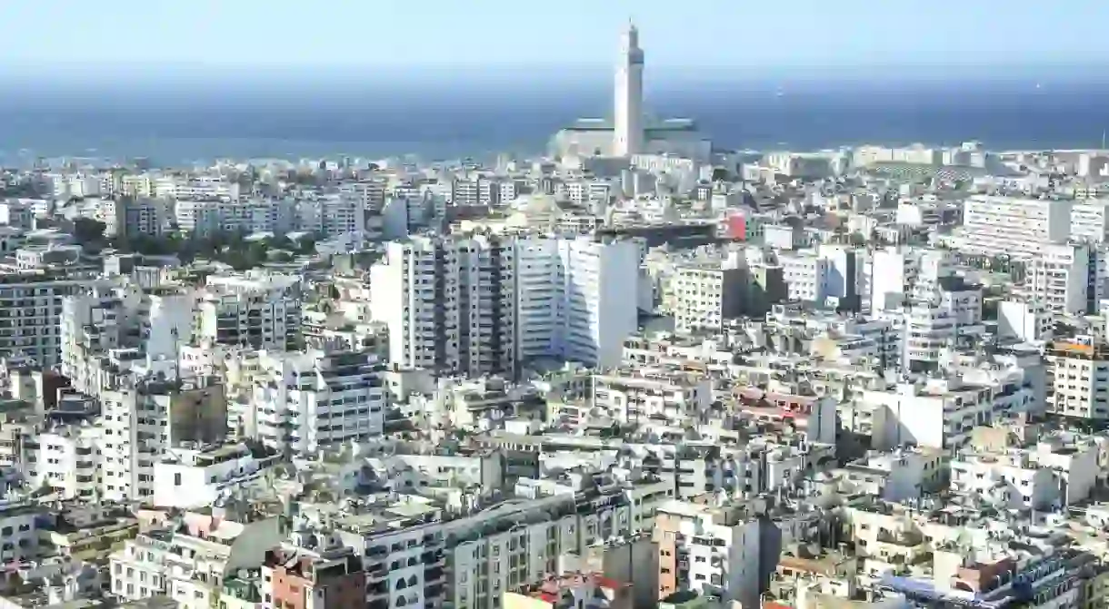 View over the city of Casablanca, Morocco