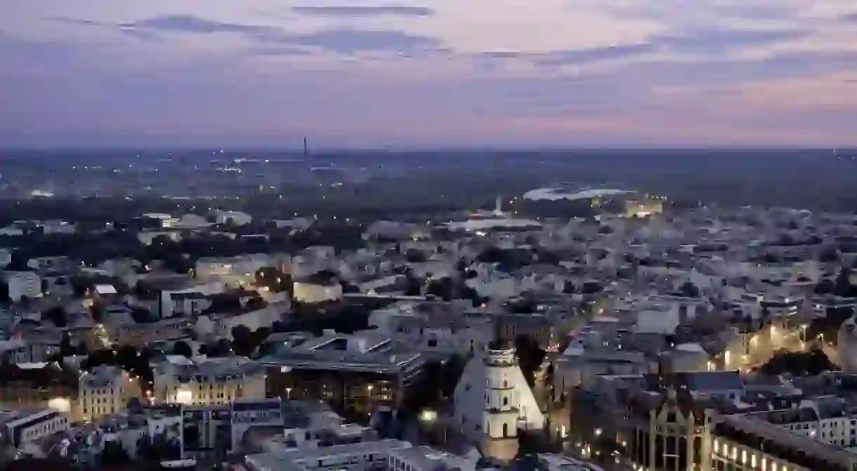 Leipzig skyline