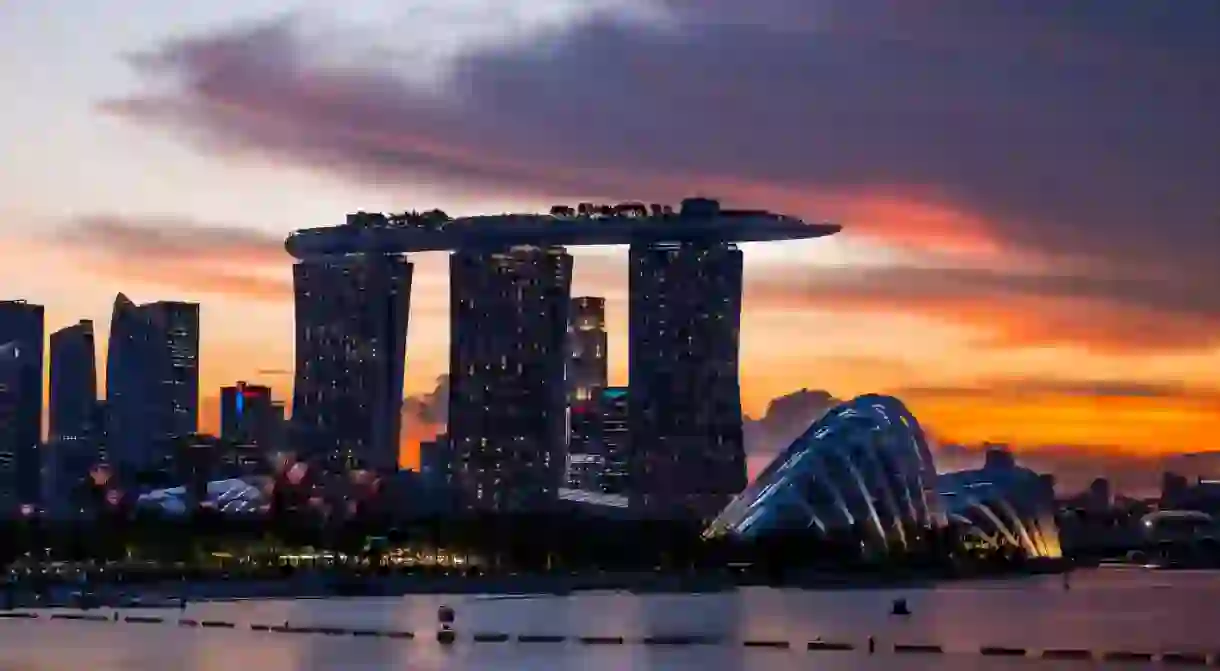 Sunset in Singapore