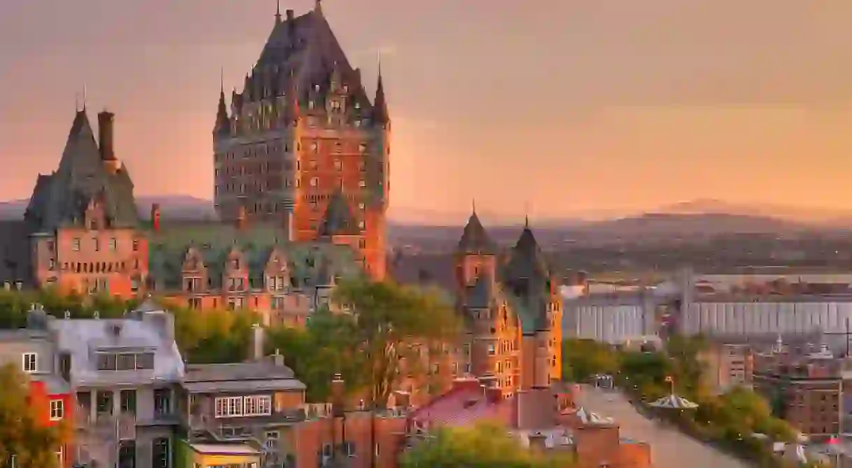 Frontenac Castle in Old Quebec City