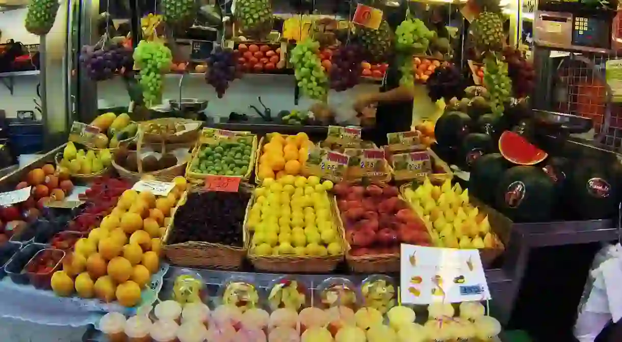 Fresh local fruit makes for a healthy brunch