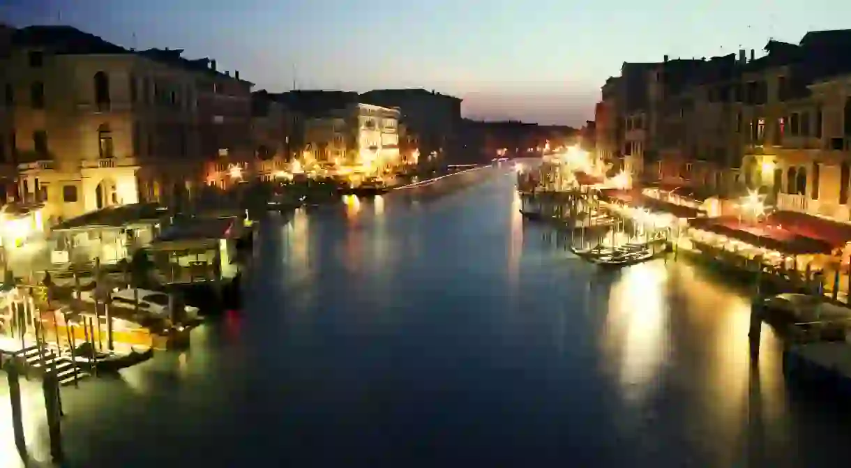 Grand canal at night