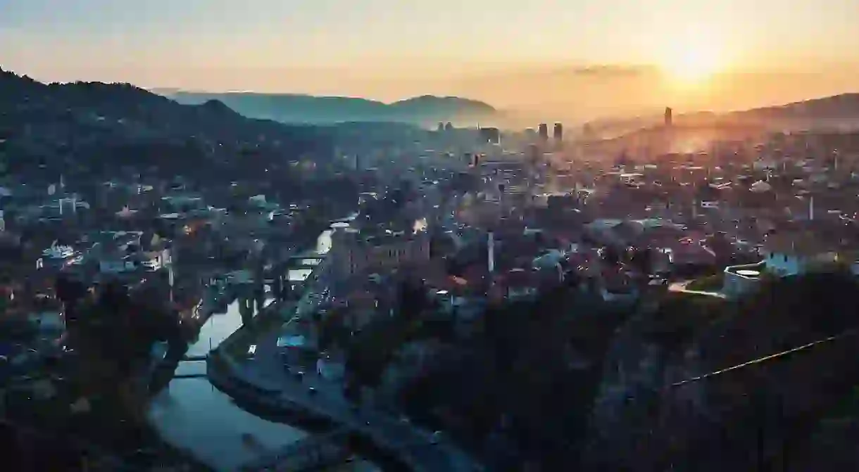 Sarajevo sunset