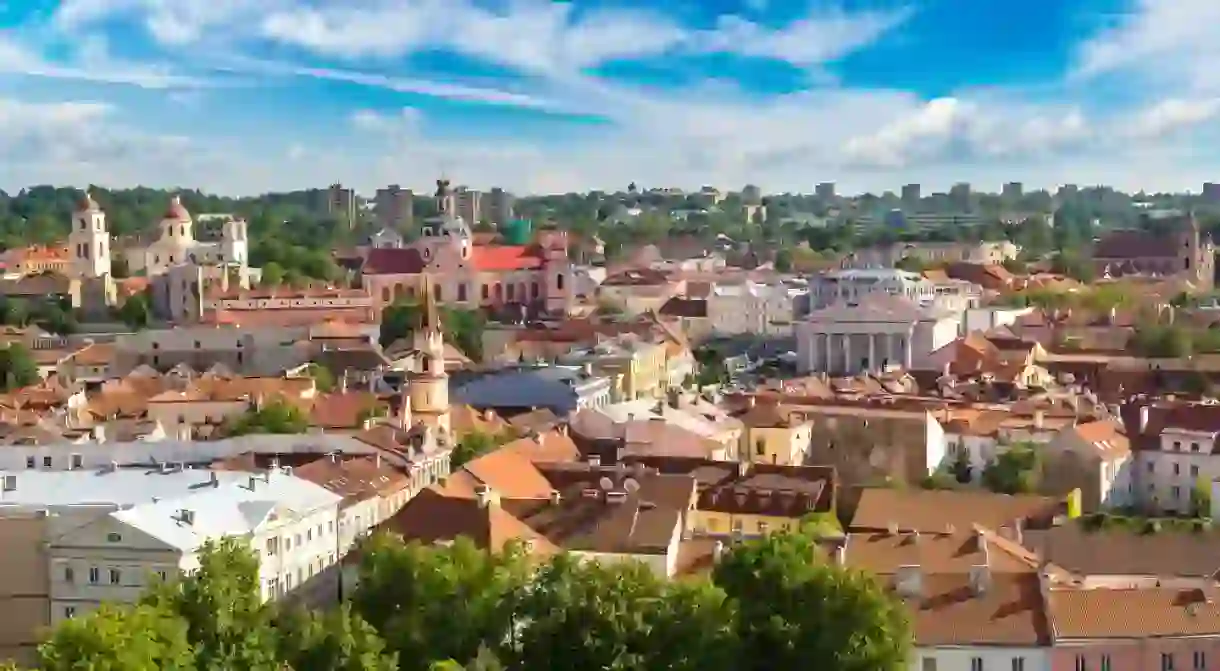 Vilnius cityscape, Lithuania