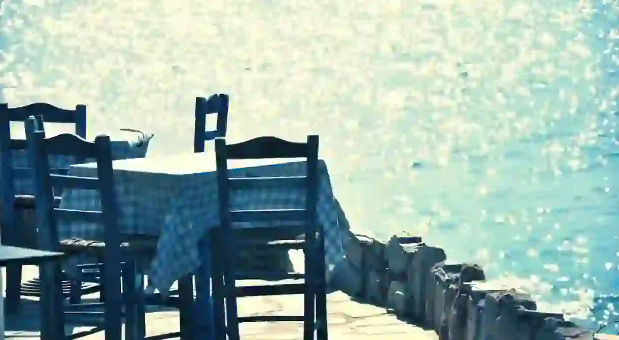 Table by the Sea in Greece