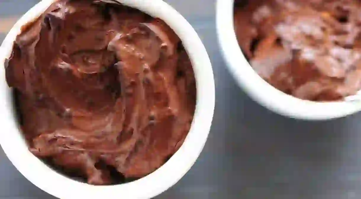 Chocolate avocado mousse