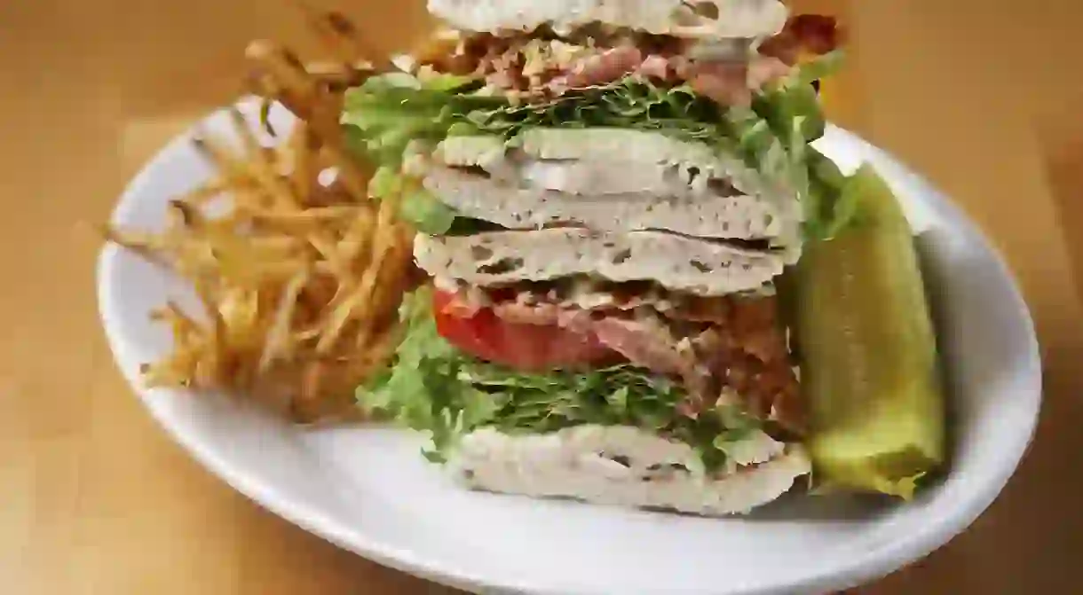 TURKEY CLUB SANDWICH SHOT