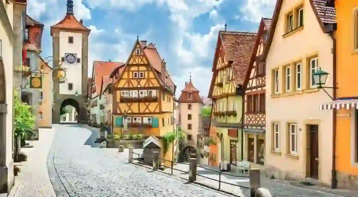 Rothenburg ob der Tauber is a visual feast of medieval and Renaissance buildings