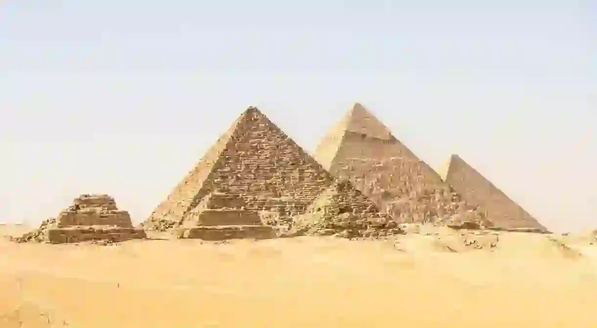 Giza Pyramids in Cairo, Egypt