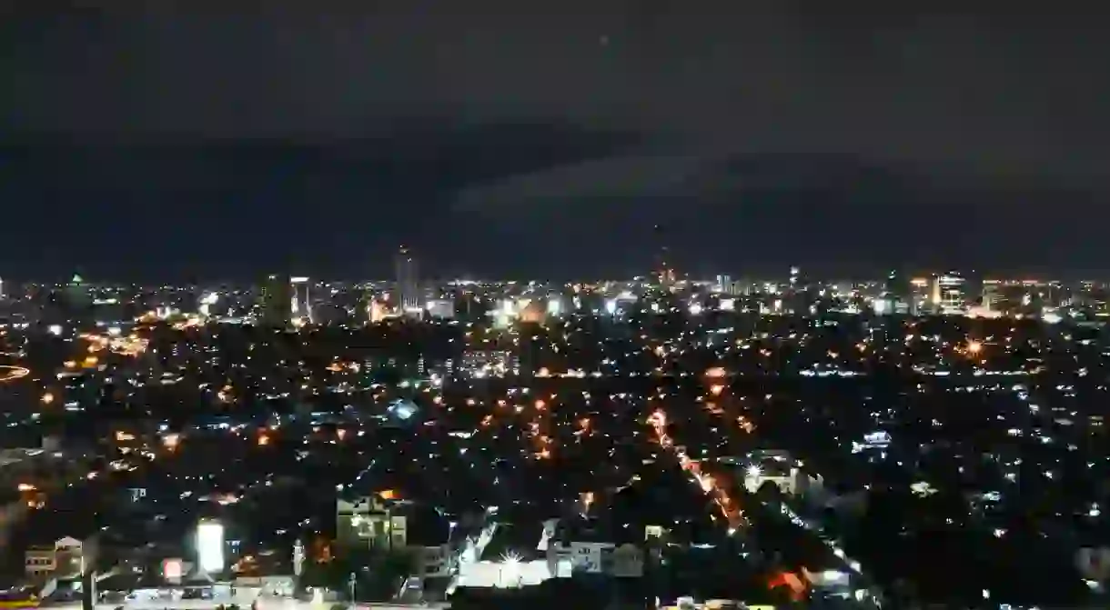 Malam hari di Jakarta