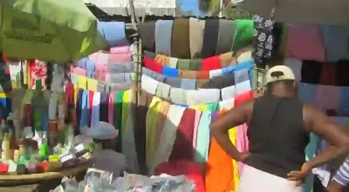 A street market in Port-au-Prince