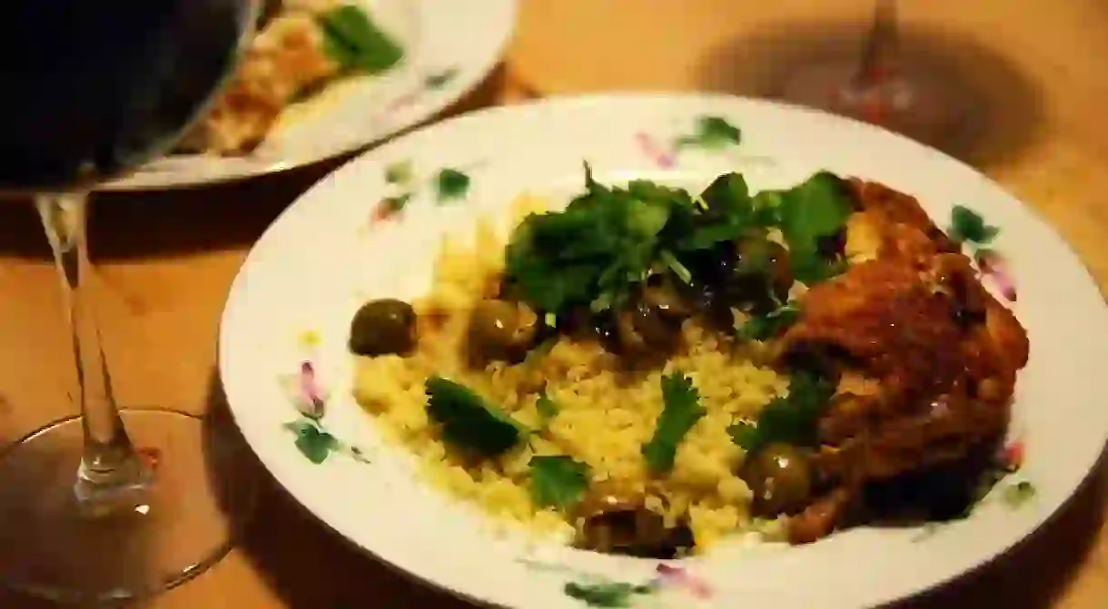 Chicken Tagine with Olives