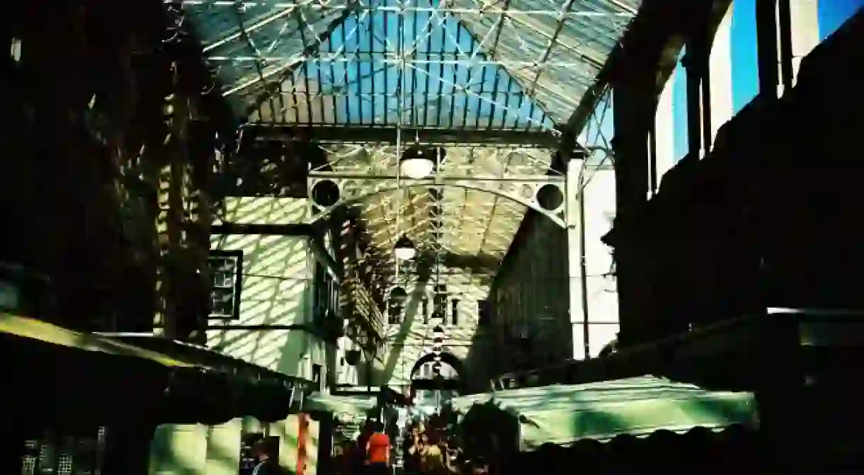 St Nicks Market on a Sunny Spring Day