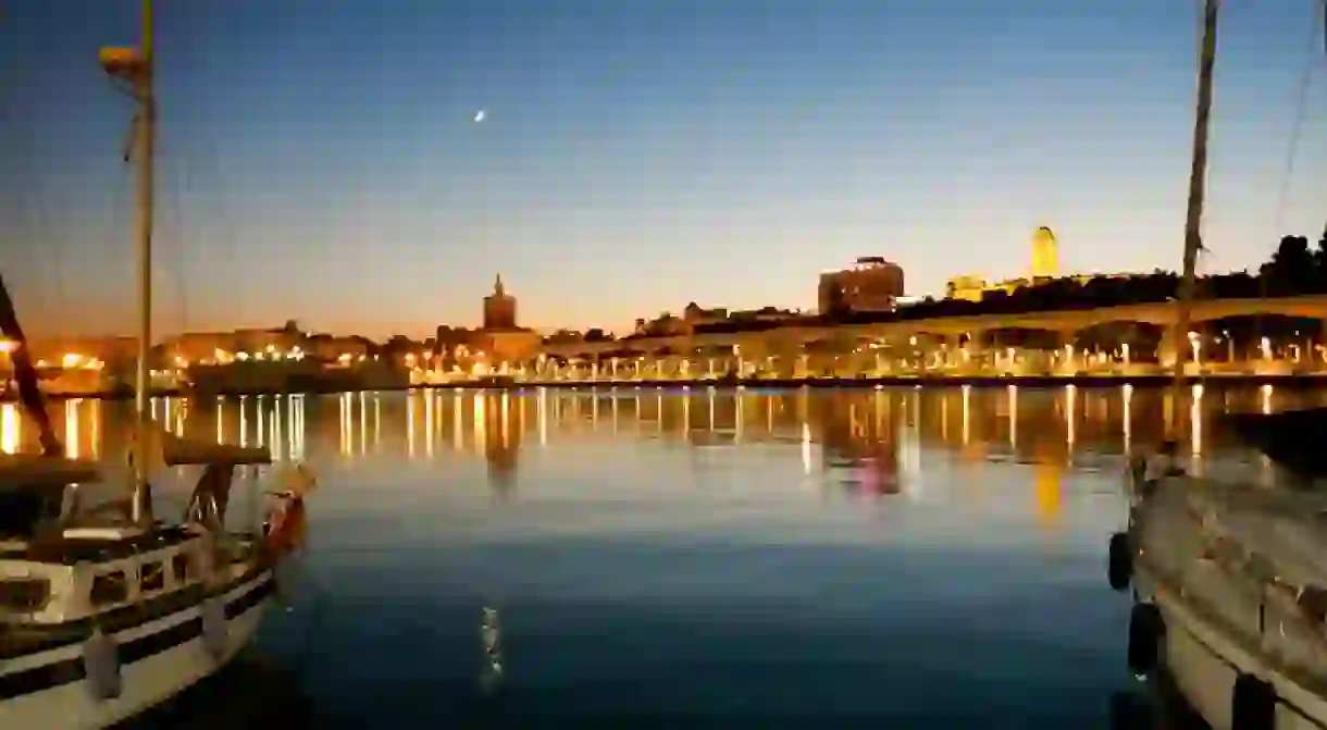 Malaga, dock view