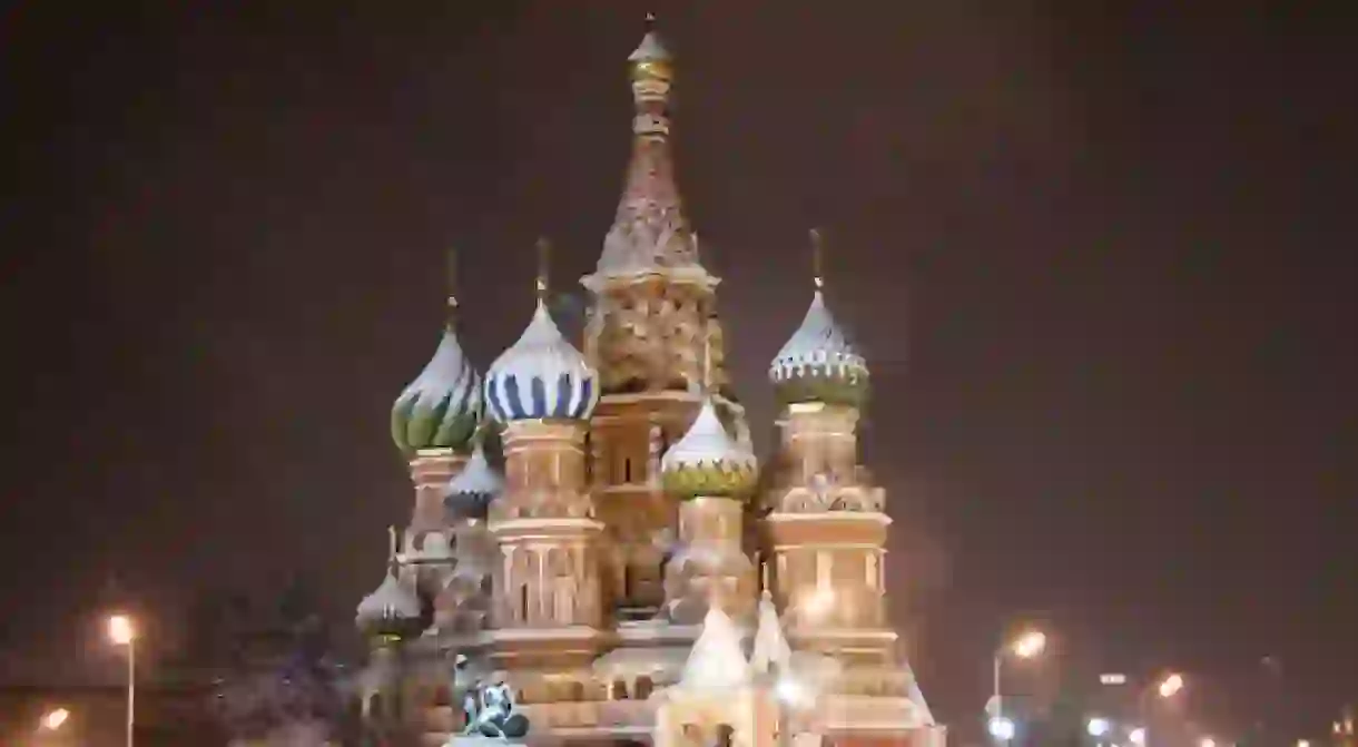 St. Basil’s Cathedral in winter