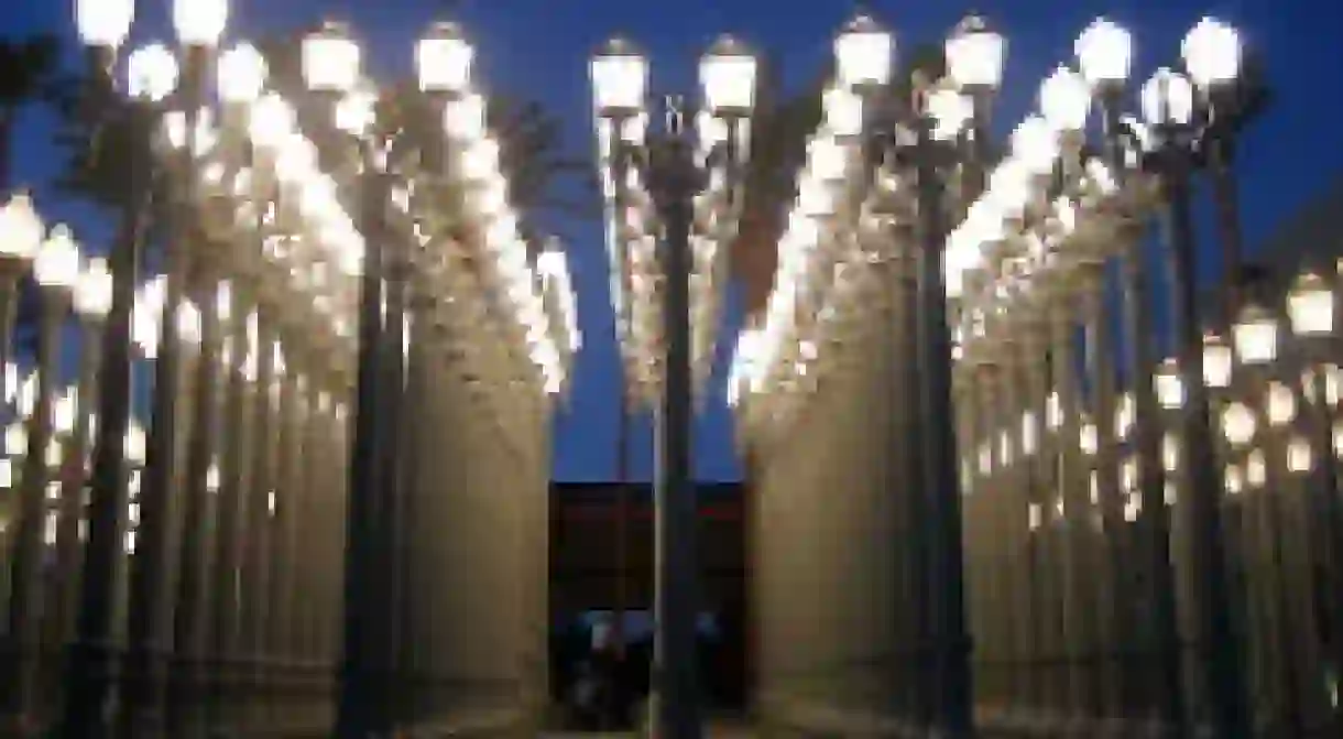 Urban Light, LA, LACMA, Chris Burden Installation